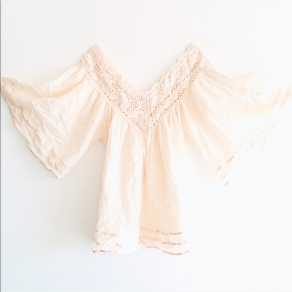 Mexican Blouse Bohemian Bell Angel Sleeves